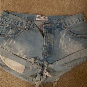 Jean shorts